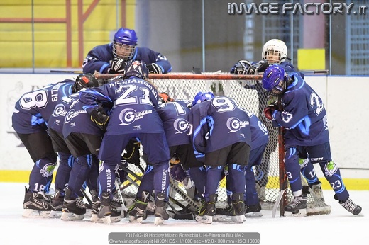 2017-02-19 Hockey Milano Rossoblu U14-Pinerolo Blu 1842